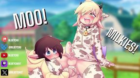 Femboy Cow Produces Tons Of Boy Milk Erotic Asmr