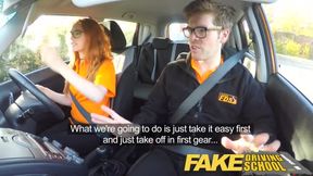 Creampie in nerdy ginger teen hairy muff