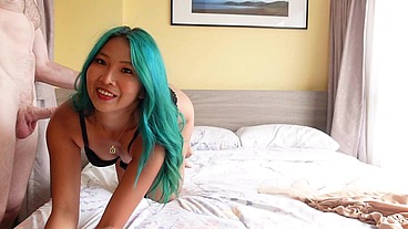 Nancy Thai girl gets fucked and facialized