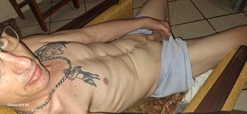 Playing with my cock