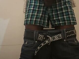 Bro got horny at work he had to beat his meat in the washroom