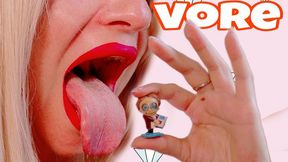 Giantess Catches You, Uses You, Then Swallows You Whole