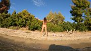 Nudism and freedom # Natural hairy Hot Wife