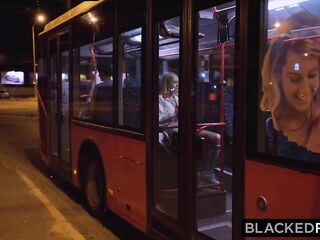 Girl tries the public transport & bbc double penetration, in bp