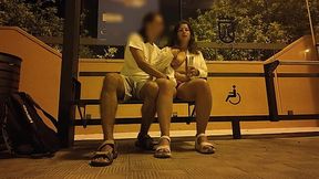 Hot Stranger Bangs Milf at Bus Stop, Nails Another Man's Wife in Public