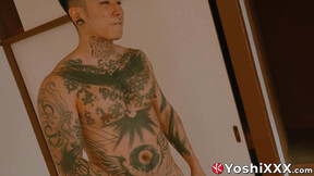 ”Kinky Javanese Yoshi Kawasaki sneaks to tug his prick on camera”