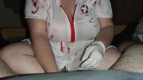 Intimate Encounter with a Nurse: A Unique Experience with Long Nails