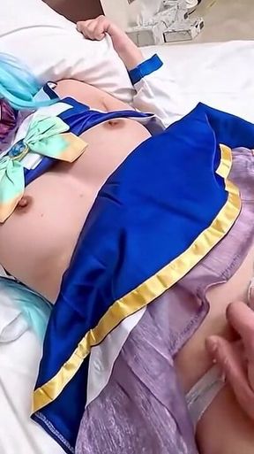Cosplay Goddess Awakens. Stunning Real Cosplayer Climaxes Hard as Deep Creampie POV Pounds Her All the Way!