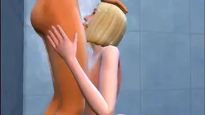 Stepbrother Seduces Stepsister in Steamy Shower Encounter – 3D Hentai Heat