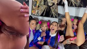 lesbian powers has groovy cosplay hookup with hot asians-ndt056