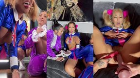 lesbian powers has groovy cosplay hookup with hot asians-ndt056