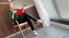 Foot Tease Dangling ShoePlay - Goddess Grazi