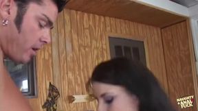 Skinny Big Ass Girl Gets Her Asshole Pounded by a Cock and Gets Cummed on.
