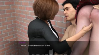 Mid Life Crisis v0.22 - Voyeur stepniece watching while I fuck her stepaunt (Pt. 2)