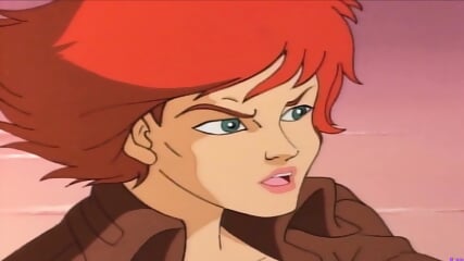 Carmen SanDiego REDHEAD BALLBUSTING OLDMAN anime kick in the balls from behind