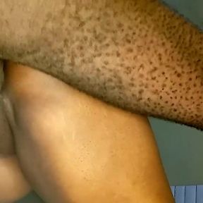 A Close POV Fuck of Ebony Pussy