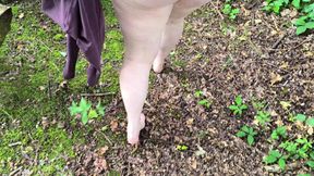 Pussy Slapping on Picnic Table