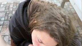 Amigo NECESITO Verga YA! Te la puedo Chupar Ac&aacute_ en la TERRAZA? - CREAMPIE