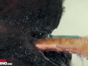 FistingInferno - Ebony Bear Gets Fixed By Vaseline And A Fist