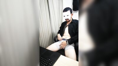 My boss almost found me masturbating in the office