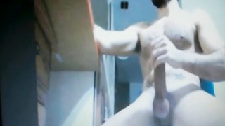 bearded hairy daddy huge cock 5