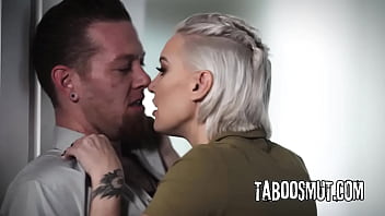 Blonde MILF Fucks Ex-Convict To Protect Her Stepdaughter