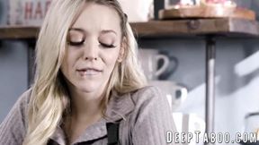 Powerful cock&#x1F346; swallowed by sexy Lily