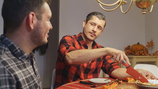 Sharing dinner with stepson get a little more intimate