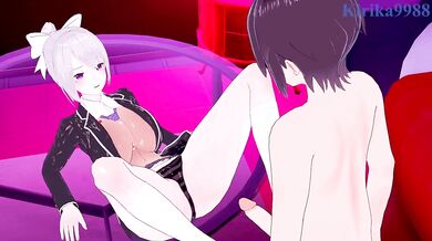 Higuchi Kaede screeches with her tits bouncing 3D hardcore love hotel sex this one crazy night