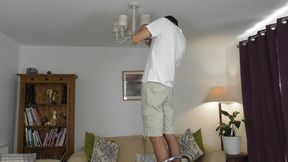 Camilla gets help from her neighbour Ben