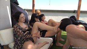 Footslaves Worship Dirty Domina Sole