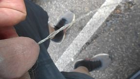 Me pissing in public