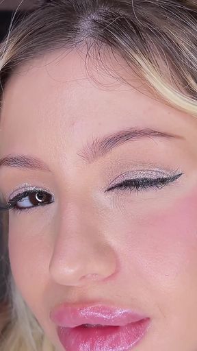 Glossy Lips Tease  drool Over My Shiny Wet Lips   Clip 2