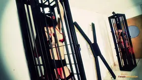 Big-titted girlfriend tied up and gets a threesome in BDSM sex
