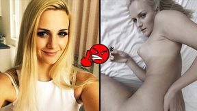 Blonde Pony Tail Prague Slut Fucks Foreign Dick