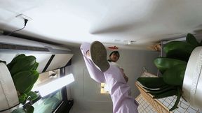 MARTINA POV SNEAKER SOCK DIRTY FEET CRUSH