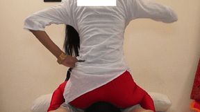 Indian Legging Facesitting - Punishing Thief 2