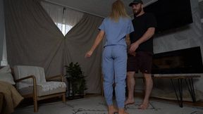 Ballbusting by a Nurse