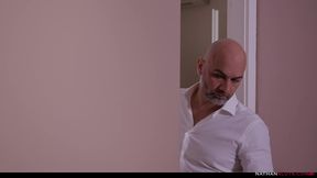 slutty teen francesca di caprio gets her ass destroyed by her stepdad christian clay s big dick