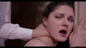 slutty teen francesca di caprio gets her ass destroyed by her stepdad christian clay s big dick