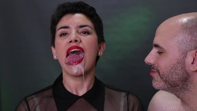 Hot Cum Dripping From Mouth
