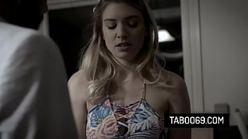 Cute busty teen Giselle Palmer gets fucked by her stepdad'_s best friend