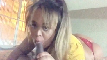 saboreei esse pirocão preto e deixei ele me gozar todinha