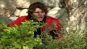 Brunette MILF Ravished in Wild Outdoor Threesome Adventure