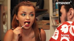Cheating roommates enjoy a wild night in European hostel