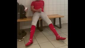 Alpha Fun in the Locker Room with Jockdad87 in Baseball Gear