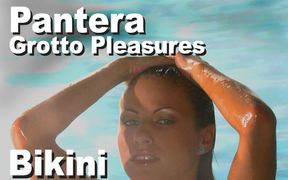 Pantera Bikini: strip, pink vibrate, pee