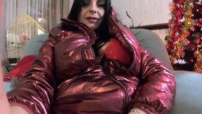 milfycalla - a hot pantyhose slut wants many presents from santa-down-jacket fetish - 224