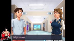Mom enjoys POV sex with her son in anime Summertime Saga Dewitt's Route