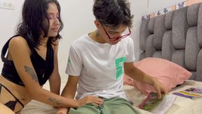 Come on Shy Stepbrother, I Do Show You How to Fuck a Real Woman by the Hard Ass.